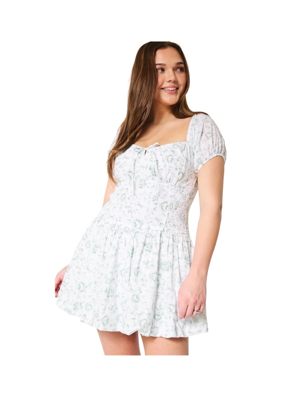 Hollister Sofia Drop-Waist Bubble Skort Dress - Large